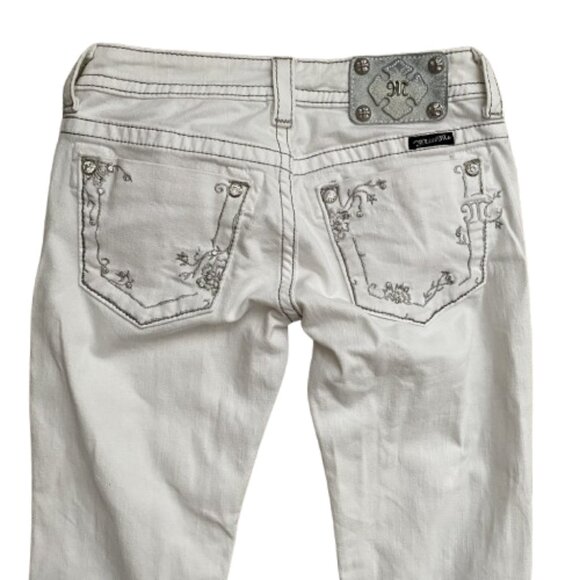 Miss Me White Boot Jeans - Picture 5 of 7